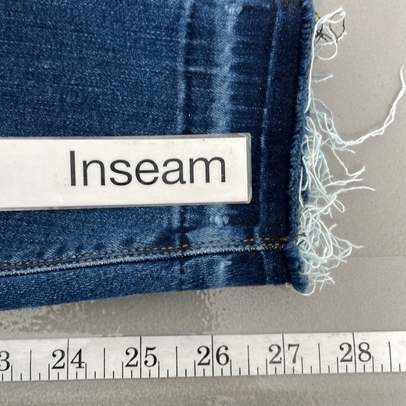 SPANX Jeans Women's L Large Blue Distressed Denim Skinny Stretch - Picture 11 of 11